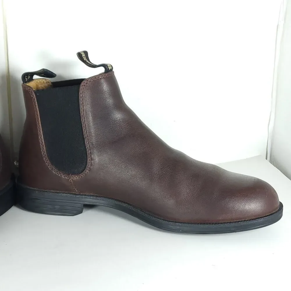 Blundstone Men's 1900 AU8,5 US9,5 Chestnut Brown Leather Ankle Chelsea Boots